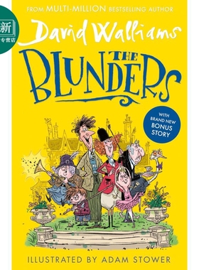 预售 大卫威廉姆斯 失误 David Walliams The Blunders 英文原版 儿童文学故事读物 黑白插画小说 风趣幽默 进口童书 又日新