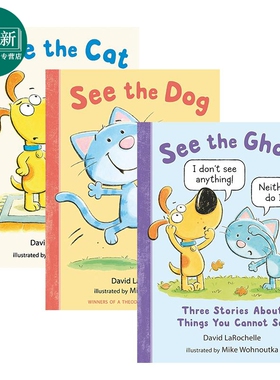 David LaRochelle 狗狗猫猫眼里的故事集3册套装 See the Dog Cat 英文原版 儿童绘本动物图画书 Mike Wohnoutka 又日新