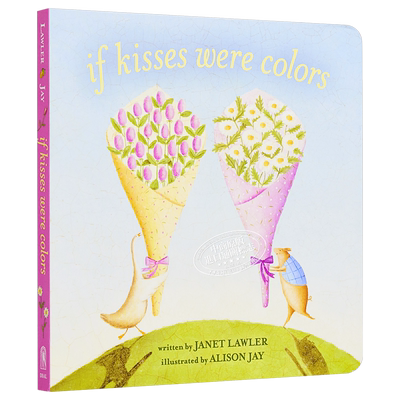 Alison Jay 有颜色的吻 If Kisses Were Colors 中古绘本 英文原版 进口图书 复古画风 亲子儿童故事图画书 0-2岁