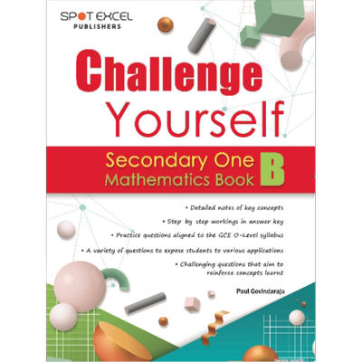 新加坡教辅 Challenging Yourself Maths Secondary 1B 新加坡剑桥O水准考试GCE O-Level 挑战自我数学中学1B