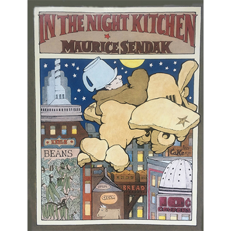 凯迪克:莫里斯.桑达克:厨房之夜狂想曲 In the Night Kitchen 儿童亲子故事绘本 英版平装 英文原版 6-9岁