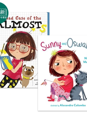 Alexandra Colombo 绘本2册套装 桑尼和奥斯瓦尔多Sunny and Oswaldo差一点的糟糕案例A Bad Case of the Almosts 又日新
