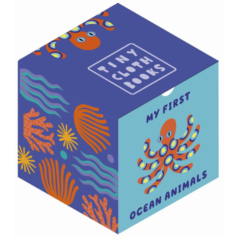 布书:海洋动物 My First Ocean Animals 英文原版 早教幼儿认知识物 儿童玩具书 精美布书 进口精品读物0-3岁 又日新