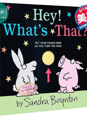 桑德拉.博因顿 嘿 这是什么 Sandra Boynton Hey What's That 英文原版 儿童纸板书 亲子互动游戏图画书 进口童书 又日新