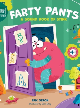 派对里的裤子 屁屁发声书Farty Pants A Stinky Book of Monsters 英文原版 儿童绘本故事书 动物故事 进口童书 又日新