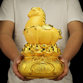 生肖马存钱罐摆件马上发财储蓄罐家居客厅玄关电视柜乔迁开业礼品