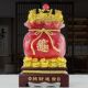 招财金蟾钱袋元 饰品摆设开业乔迁新居礼品 宝摆件客厅酒柜电视柜装