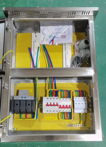 双门30KW带表位带绝缘板光伏并网箱交流三相20-40KW室外配电箱