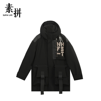 素拼羽绒服SPAYR257595AM-SPAYR257595BM