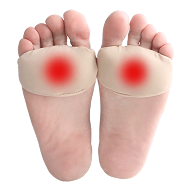 加厚透气硅胶半码垫女前脚掌垫袜