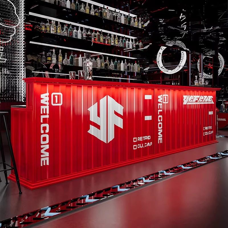 工业风吧台收银柜台酒吧咖啡奶茶店烧烤健身房前台接待台定制,商业/办公家具,收银台,淘宝优惠券,粉丝福利购,淘宝优惠卷