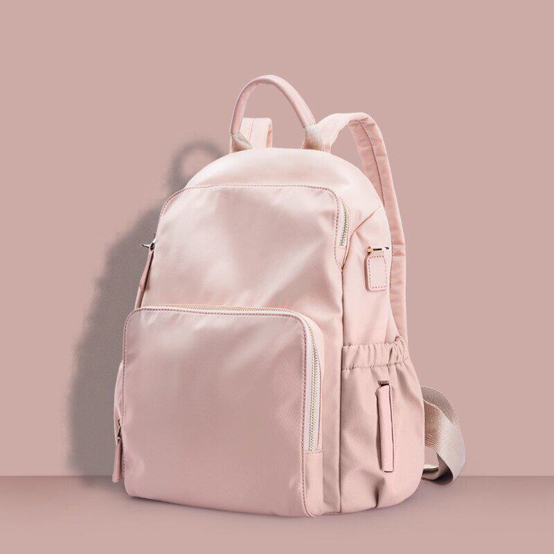 DHWA英国联名妈咪包2026新款时尚妈妈双肩背包外出轻便手提