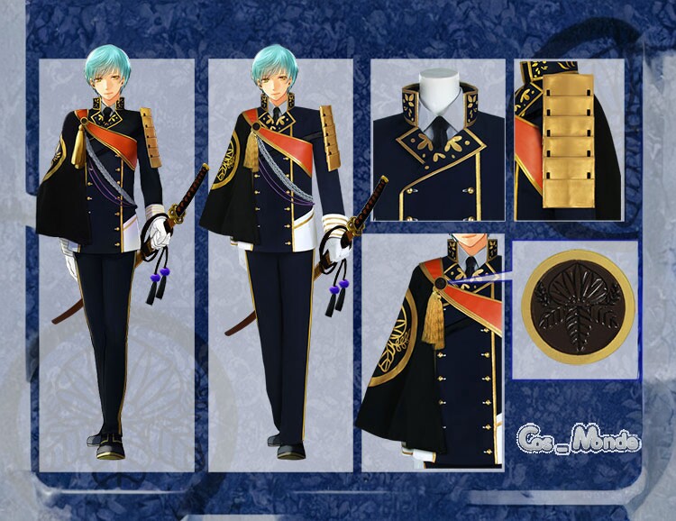 cosmonde 刀剑乱舞cos 一期一振cos太刀 服装男套装