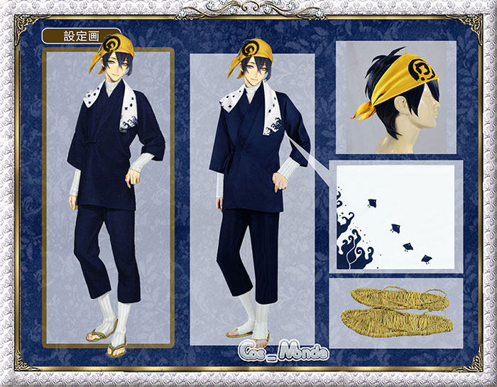 cosmonde刀剑乱舞 三日月内番 cosplay服套装