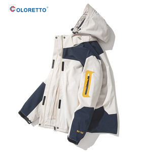 Spring, autumn and winter jackets women's and men's three-in-one detachable velvet thick custom outdoor windproof waterproof jacket ski suit