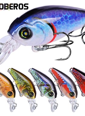 新款10色4G摇滚鱼饵47MM路亚饵摇滚小胖子DW1116.1