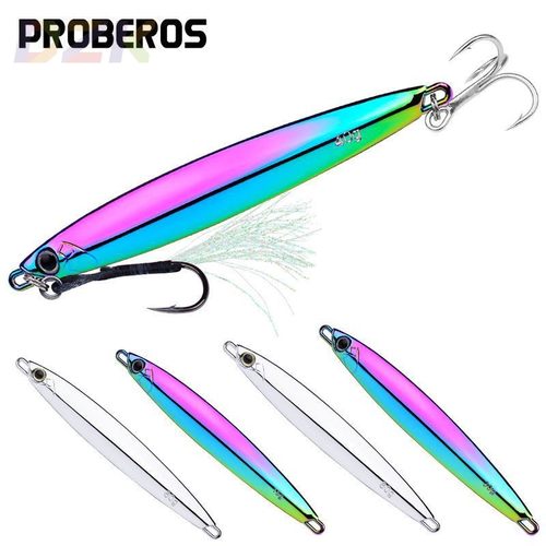 长DUO电镀铁板 锌合金路亚饵 远投快抽鲅鱼镜面铁板 白条金属假.2