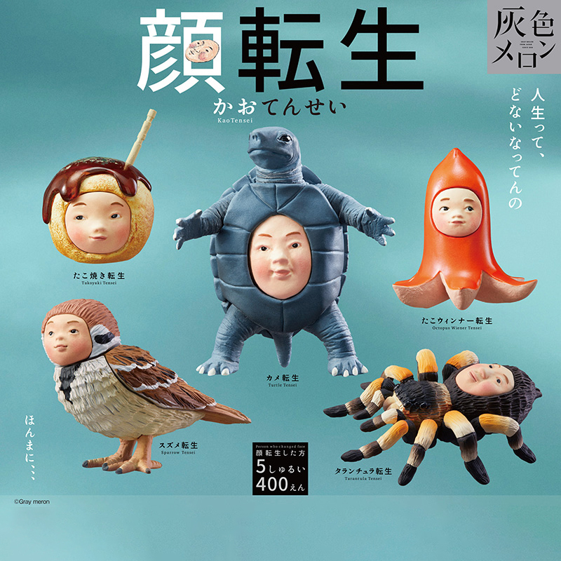 日本正版STASTO人脸转生