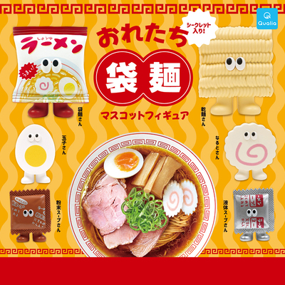 日本正版QUALIA袋装泡面配料