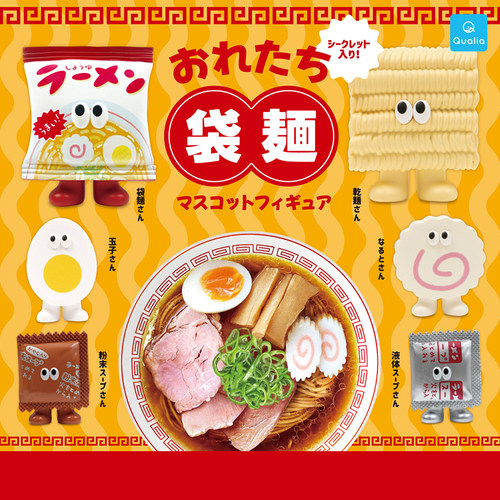 日本正版QUALIA袋装泡面配料