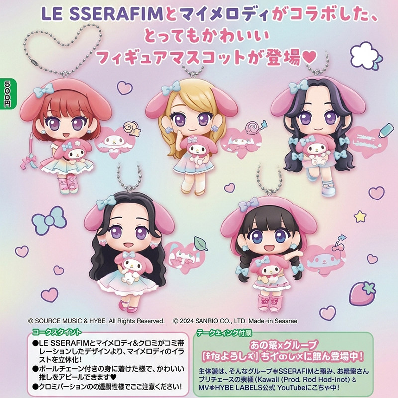 日本正版TOMY三丽鸥LESSERAFIM