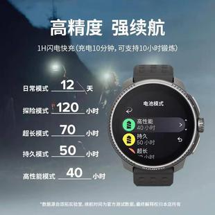 新品 颂拓SUUNTORACE手表松拓多功能户外心率HRV血氧运动骑行腕表