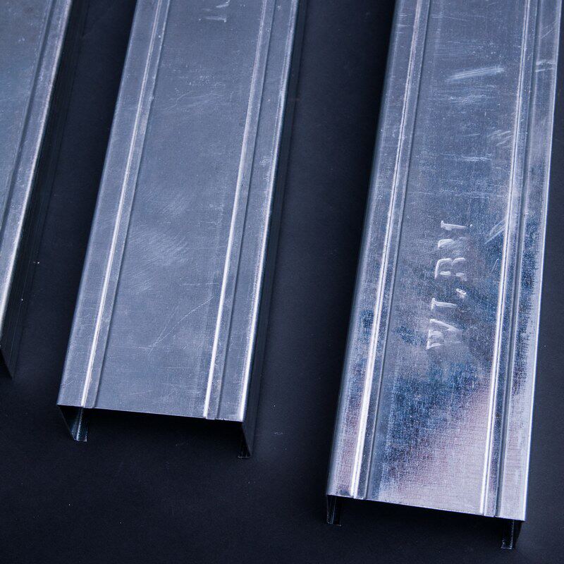 轻钢龙骨75竖骨隔墙材料竖龙天地龙骨竖向龙骨主龙骨镀锌不锈钢