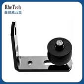 佛山工厂专业美式 谷仓门家具五金配件 限位轮 黑色止摆器 地导