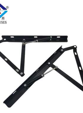 小床箱铰 黑色床箱升举器 贵妃椅支撑架 折叠升降 储物架C15-1