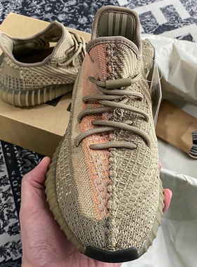 大王椰子鞋350脏橙男鞋女款2026新款休闲运动跑步鞋正品OG YEEZY