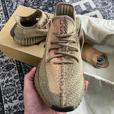 大王椰子鞋350脏橙男鞋女款2026新款休闲运动跑步鞋正品OG YEEZY