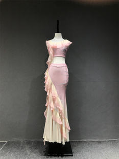 北京小夕出租定制新款傣族舞台表演服少数民族民间舞蹈演出艺考服