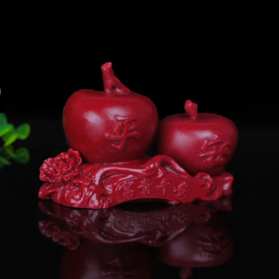 朱砂摆件高含量紫金砂平安摆件居家摆件网红苹果