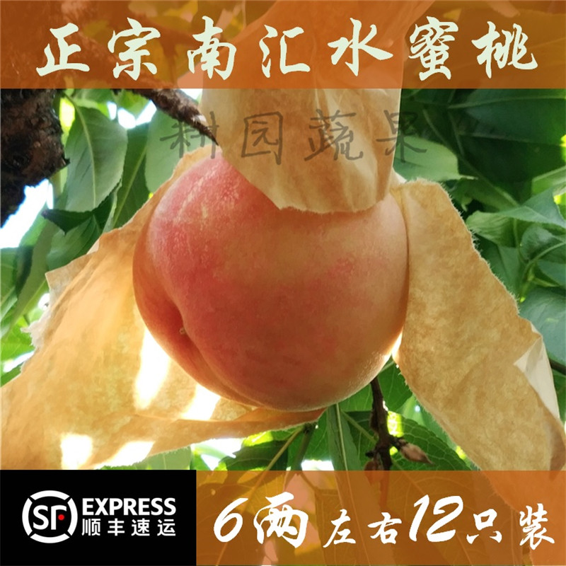 上海南汇大团水蜜桃4-8两