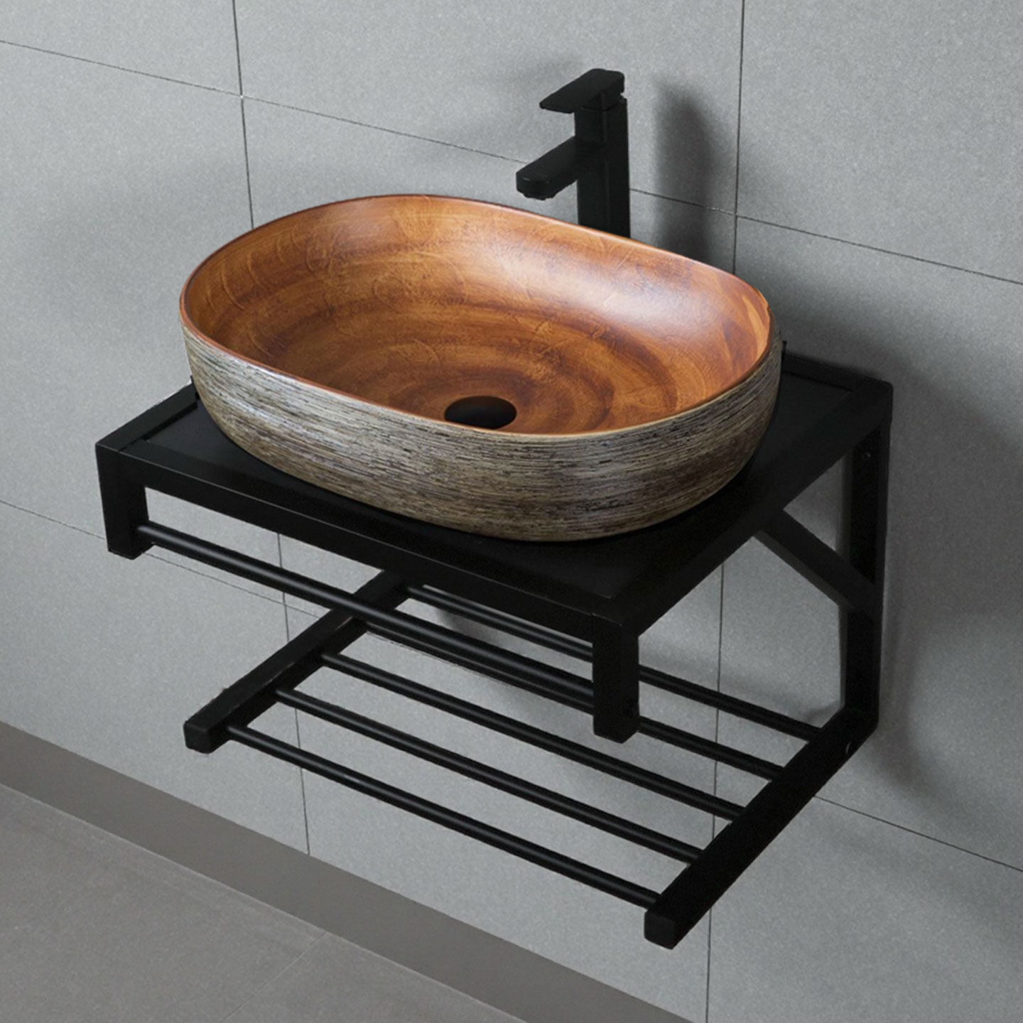 挂墙式洗手盆柜组合简易支架壁挂式洗脸盆浴室柜卫生间岩板一体盆,家装主材,挂墙式洗脸盆,淘宝优惠券,粉丝福利购,淘宝优惠卷