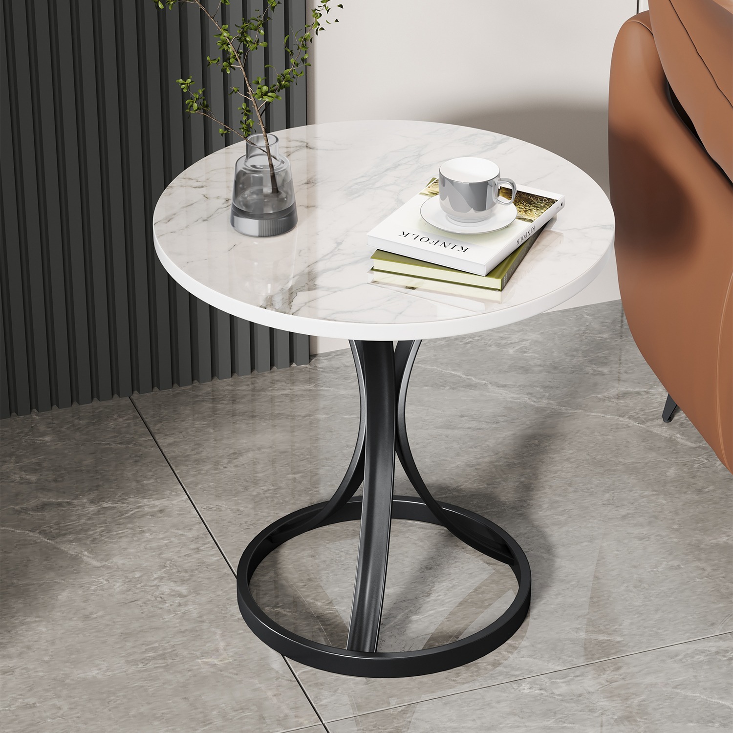 沙发边几简约客厅轻奢小茶几家用阳台洽谈小圆桌卧室可移动床边桌