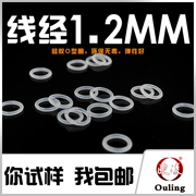 phớt dầu thủy lực Vòng đệm silicon chữ O vòng đệm cao su đường kính ngoài 5-20-25 * 1,2mm chịu nhiệt độ, thân thiện với môi trường, không thấm nước và đàn hồi gioăng thủy lực thay phớt xi lanh thủy lực