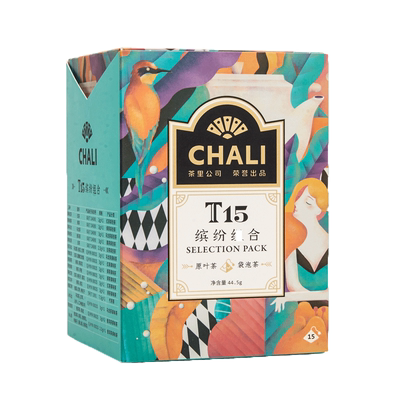 chali玫瑰茉莉t15缤纷三角花茶包