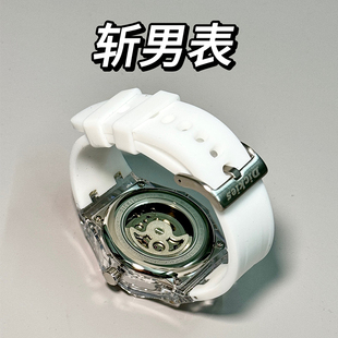 Dickies机械手表女款学生初高中生运动镂空全自动男款生日礼物568