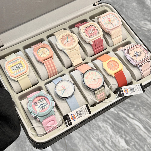 Dickies手表女款学生初高中儿童考试专用迪克斯多巴胺女生日礼物