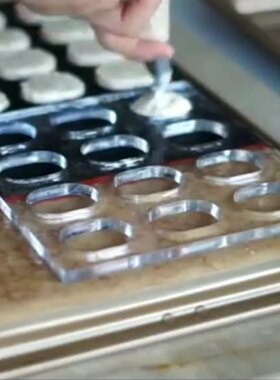 亚克力达克瓦兹椭圆爱心异形Dacquoise法式西点模具