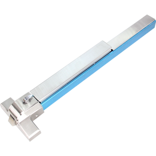 防火门锁推杆锁消防门锁安全逃生推杠锁平推式天地通道锁双开门锁