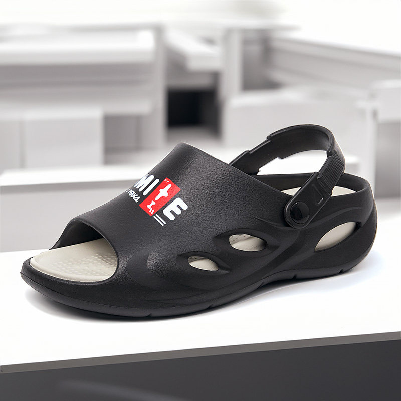 运动拖鞋外穿机车拖鞋女夏2024年新款防滑厚底踩屎感户外凉拖鞋