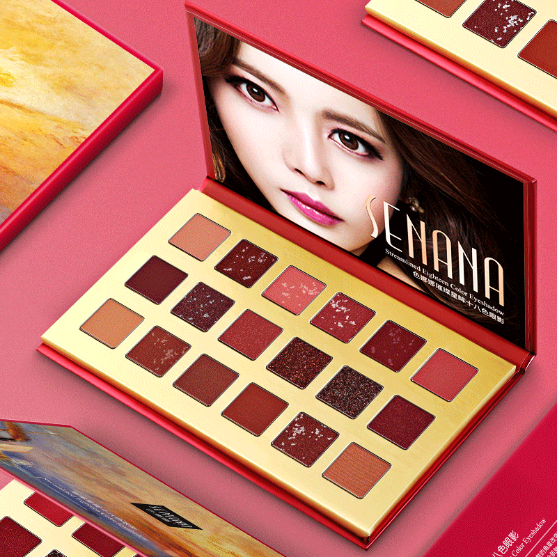 Nana Bright Star Eighteen Eye shadow 18g quality goods Wholesale Color Beautiful three-dimensional Brilliant Cosmetics men and womenin the Makeup/Perfume/Beauty tools , Eyeshadow  category - from Buy2taobao.com to provide professional Taobao agent buy service