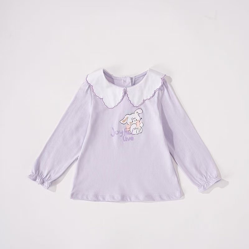 女童长袖T恤2025新款春装中小童宝宝可爱卡通上衣儿童纯棉打底衫,童装/婴儿装/亲子装,T恤,淘宝优惠券,粉丝福利购,淘宝优惠卷