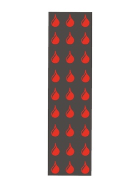 POPOUT*GRIPTAPE滑板原创popone系列血滴款砂纸