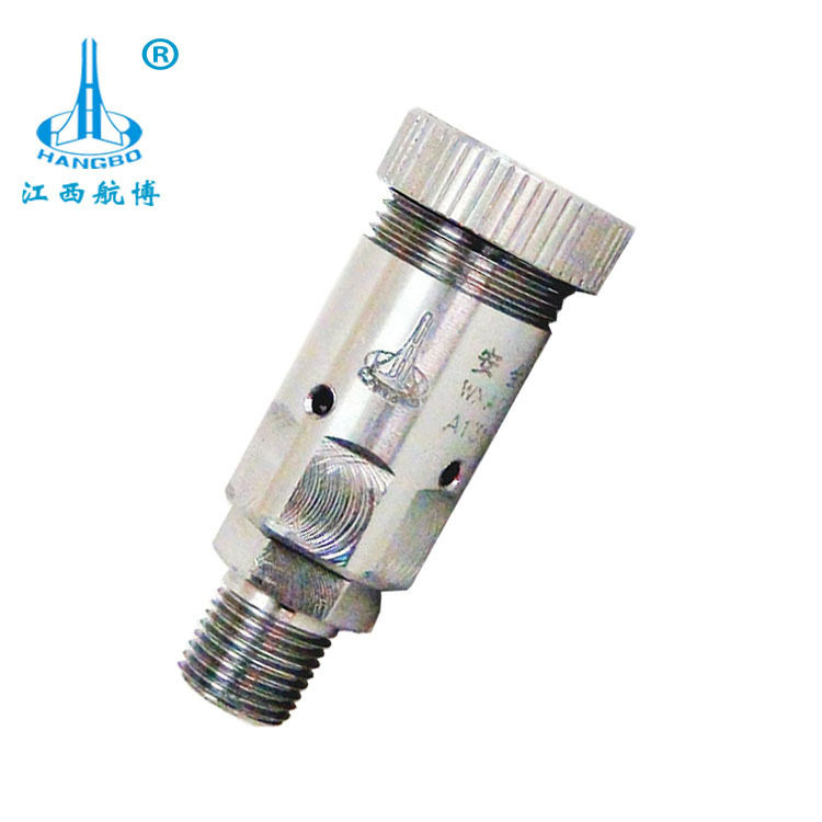 专业生产航博微型高压10mpa氮气不锈钢安全阀 dn6可调安全泄压阀