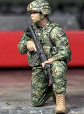 小杨师傅原创  中国兵人拼装模型  1/35树脂白模(3D打印件)PLA002