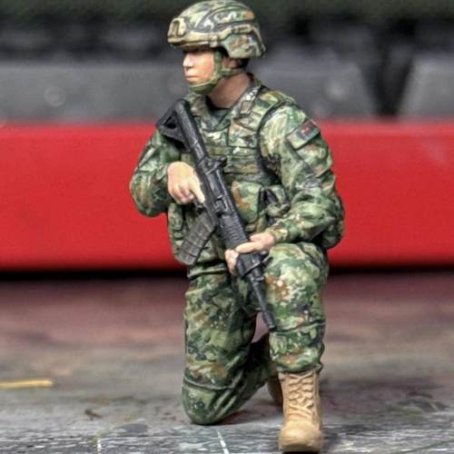 小杨师傅原创  中国兵人拼装模型  1/35树脂白模(3D打印件)PLA002