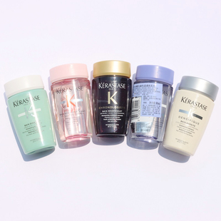 气姜赋源双重控油黑钻鱼子洗发水80ml试用旅行装 瑕疵 卡诗元